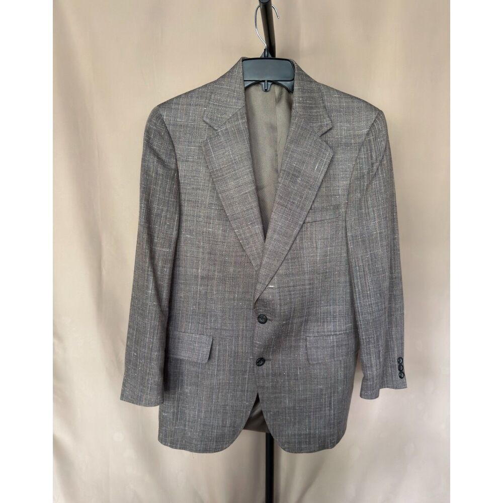 Vintage 1980s Adams Row by Richman Textured Blazer Sport Coat Jacket